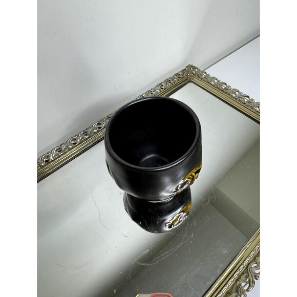 Vintage Japanese Pottery Sake Cup with Unique Fish Design, Signed SPAIN - Picture 4 of 7